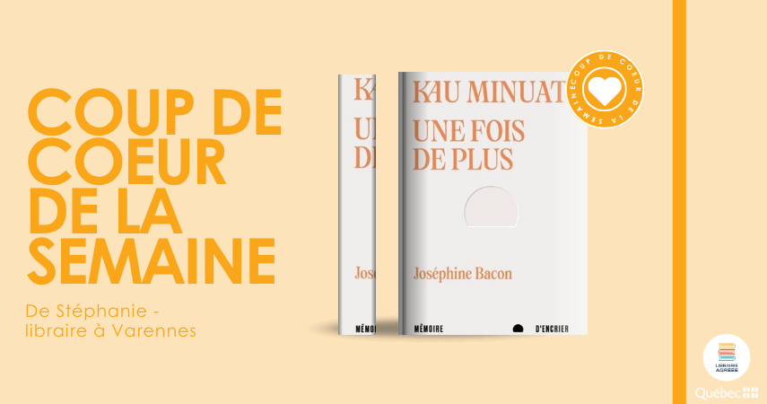 Image du livre Kau Minuat une fois de plus sur un fond jaune